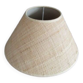 Vintage lampshade, natural fibers