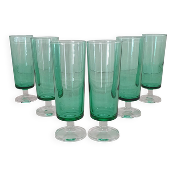 6 green flutes model Cavalier