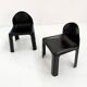 Black Chair Model 4854 Chair by Gae Aulenti for Kartell, 1970