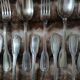14 antique silver-plated cutlery sets