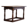 Danish cabinet maker, office table/dining table in oak, baroque style, 1970.