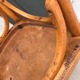 Lot of 4 bistro chairs stamped Baumann