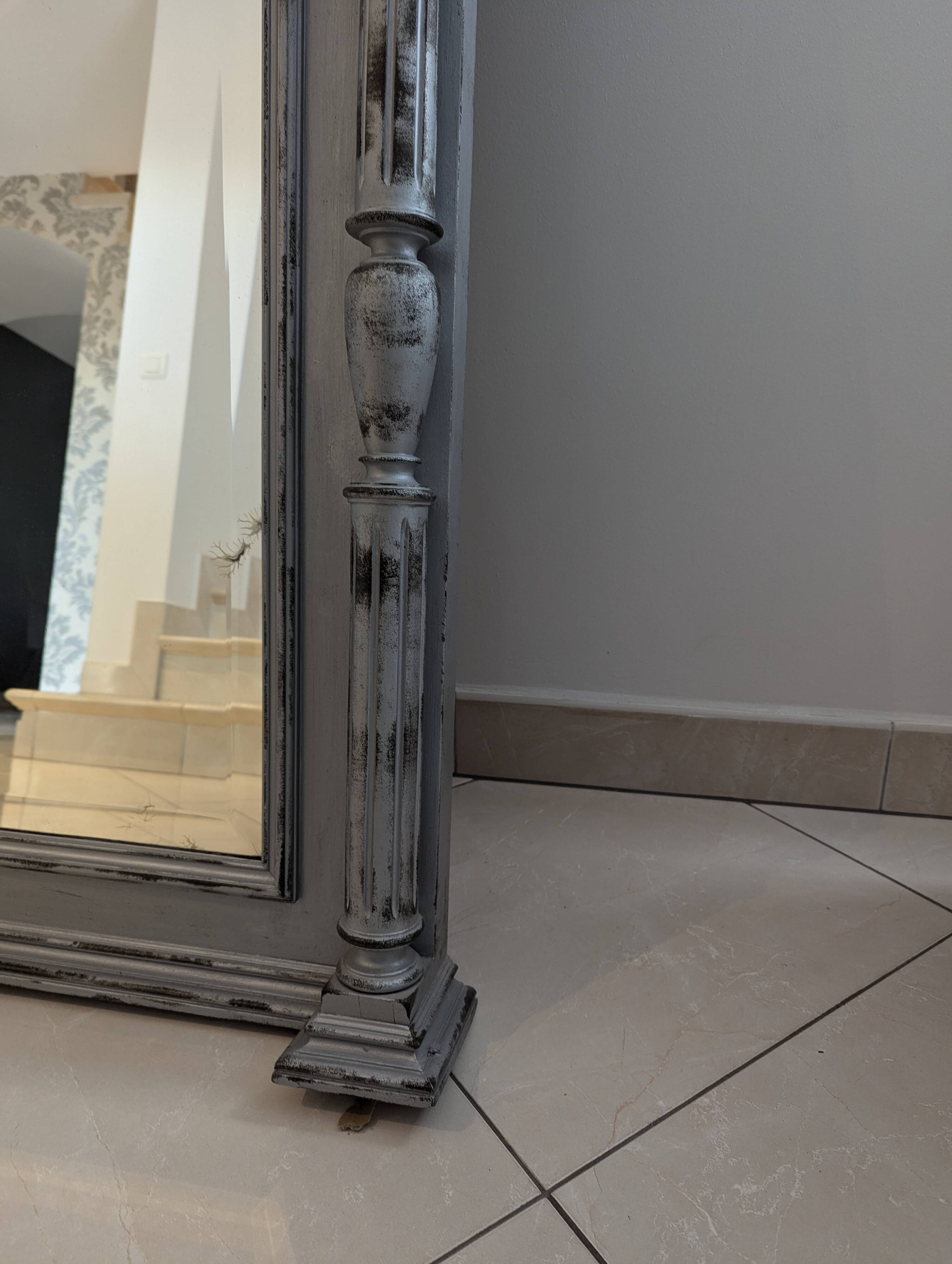 Renovated antique mirror
