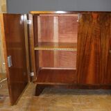 Bahut art deco walnut around 1940