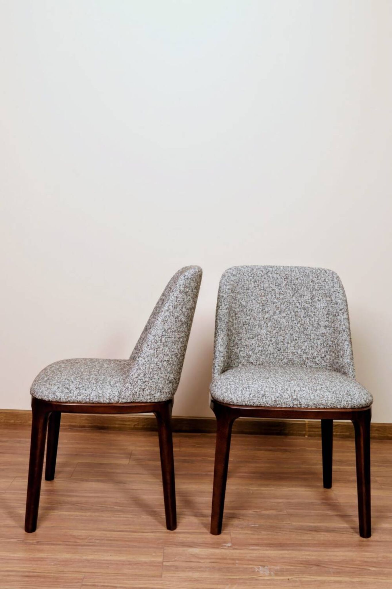 Ensemble de 6 chaises de salle à manger couleur sucre brun granola