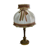 Louis XV style carved gilded wooden table lamp