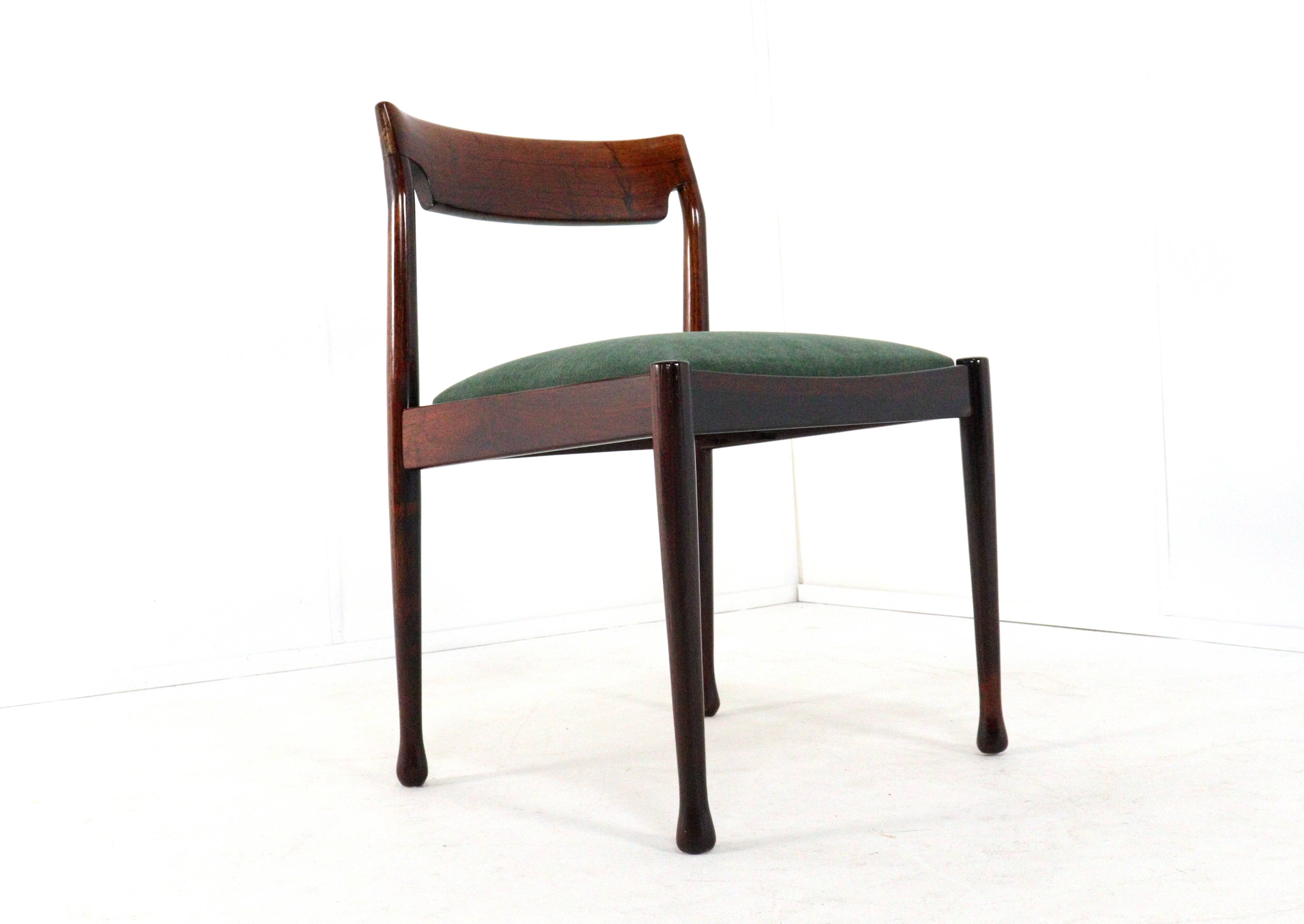 Set of 4 mid centiry rosewood dining chairs 'Havelte'