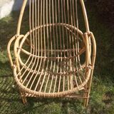 Vintage rattan table and chairs