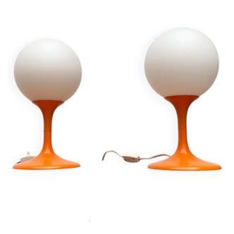 Mid-century Swiss table lamps by E.R. Nele for Temde, set of 2