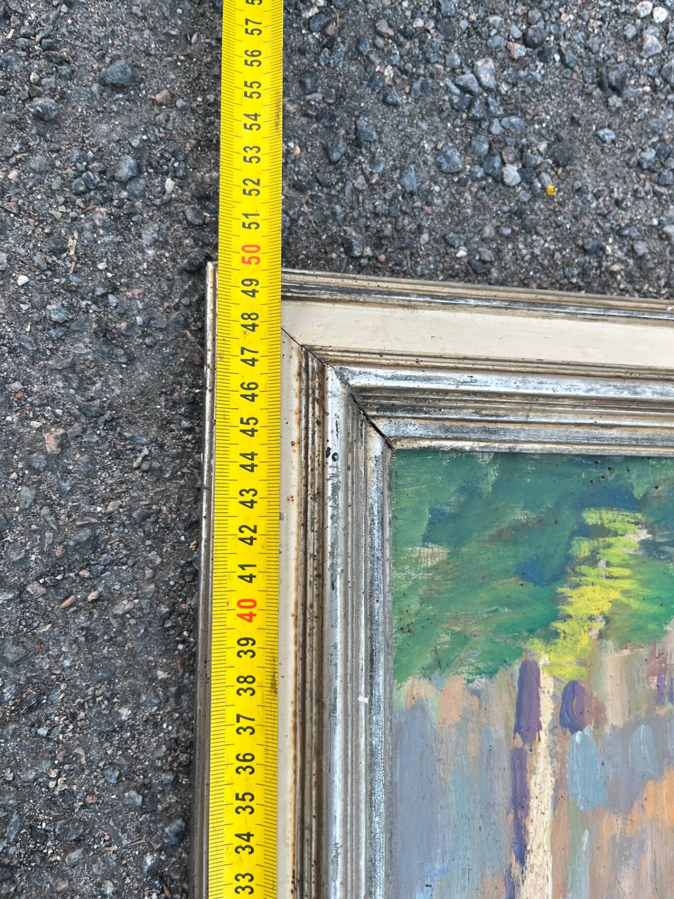 Impressionist painting, landscape at M. Loze's path.