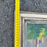 Impressionist painting, landscape at M. Loze's path.