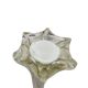 Vintage Twisted Opaline Vase, 1970s