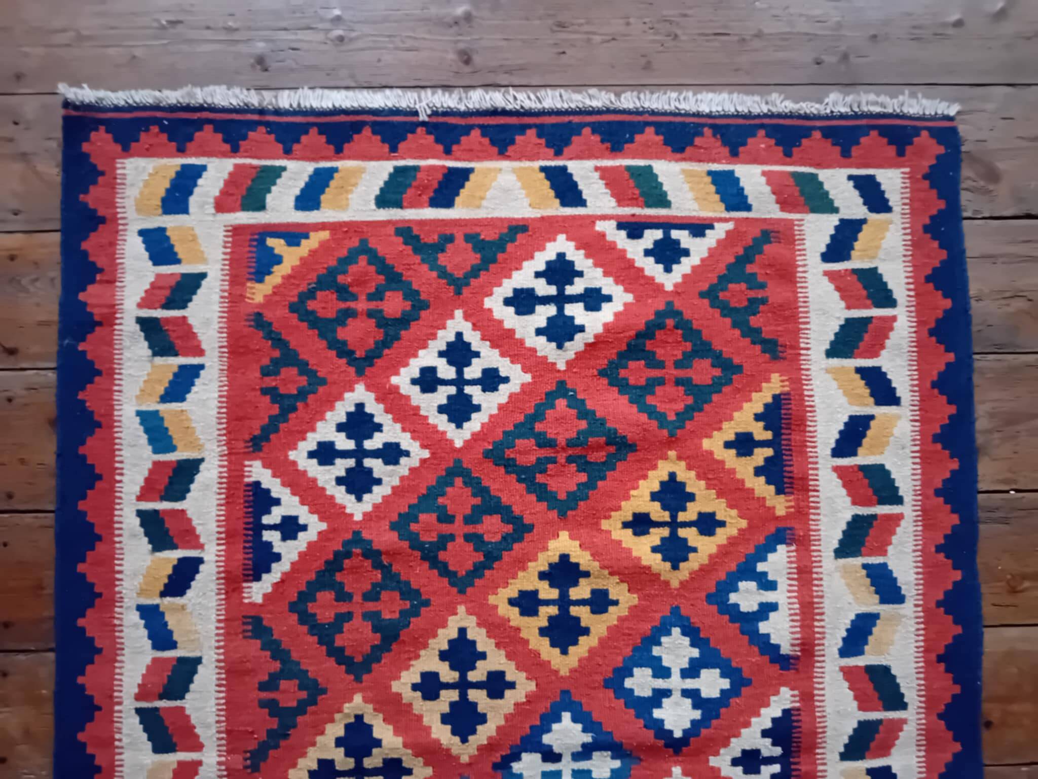 Handmade Afghan Kilim 185x127cm