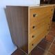Vintage oak chest of drawers from the 1960s (4 drawers)