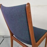 Pair of Scandinavian teak chairs by Johannes Andersen for Uldum, 60s