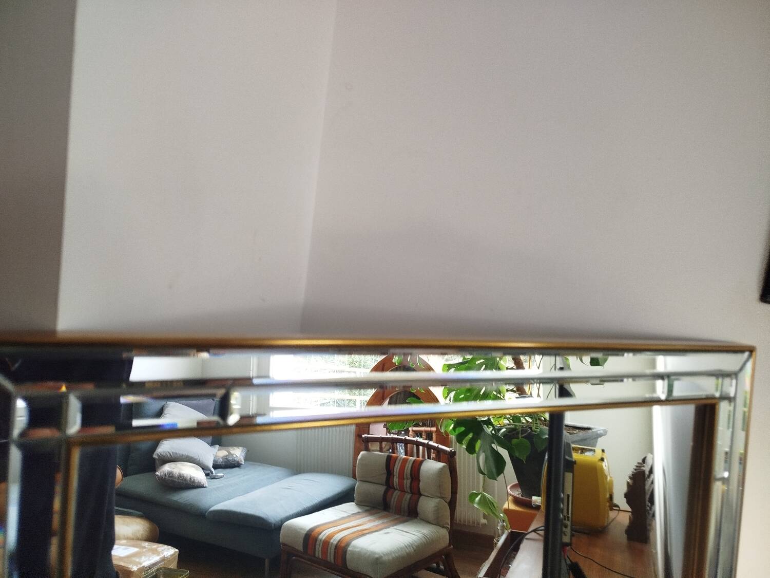 Bevelled Grand Mirror Deknudt, 1970s