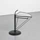Dardo coffee table in glass and metal by OMA, Italy, circa 1980.