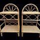 Rattan bedside table from the 70s Italy