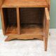 Bedside table, 1950s, walnut veneer.