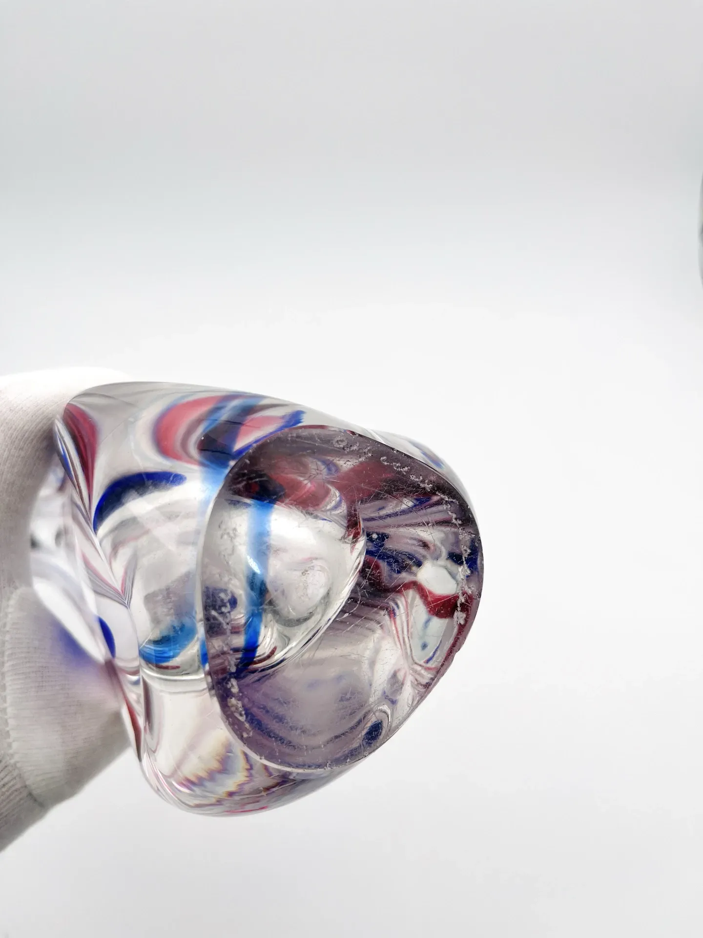 XXL Vase Crystal Max Verboeket Kristalunie Maastricht 43cm Signed