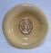 Pocket tray in enamels longwy yellow and gold
