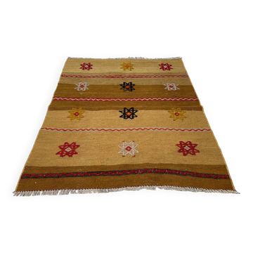 Vintage turkish kilim rug , 114 x 82 cm