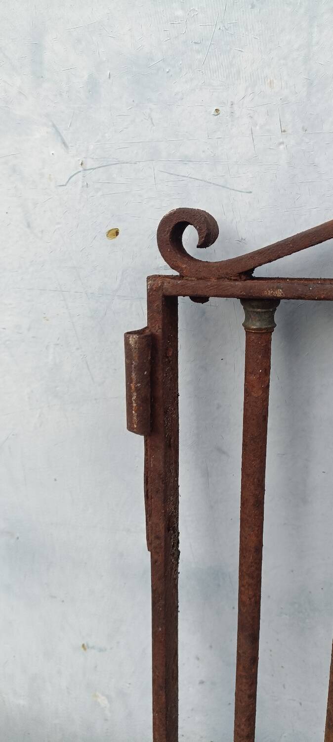 Wrought iron door grille