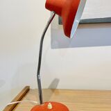 Vintage grained metal desk lamp