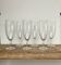 6 Vintage Twisted Flutes France