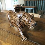 Léopard en bois