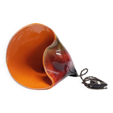 Shell lamp Vallauris in ceramic. France, 1970s.