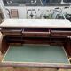 Secretary cylinder Mahogany white marble (Louis XVI style)