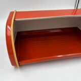 Vintage metal bread box