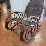 Rocking chair bambou