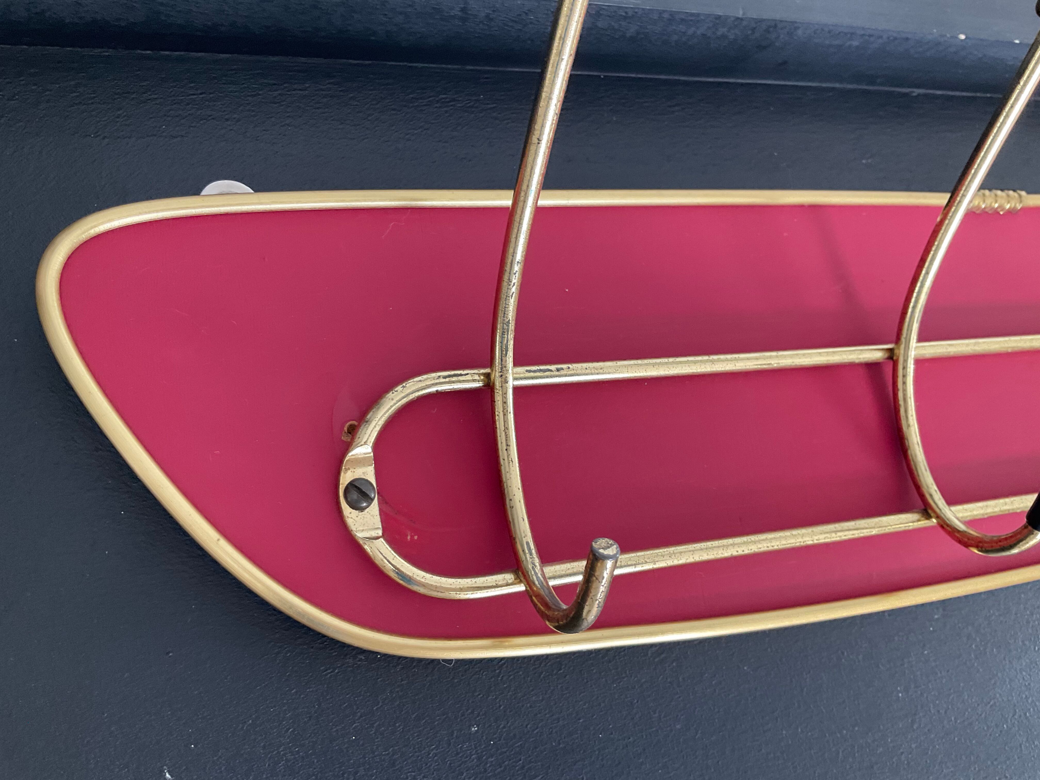 Asymmetrical coat rack from the 50s-60s
