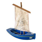 Tirot 204 basin sailboat in wood, French brand. Also called Yole.
