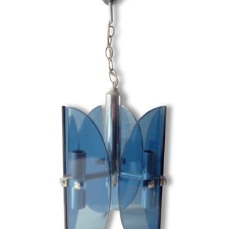 Chandelier suspension Fontana Arte of the 1970s