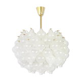 Large glass chandelier Tulipan by Kalmar, Austria, 1960s