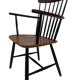 Chaise de bar vintage avec accoudoirs Billund Traevarefabrik Denmark Design