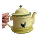 Zeller rooster and hen teapot, coffee pot, vintage ceramic tableware