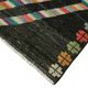 Hand-Knotted Turkish Contemporary 207 cm x 289 cm Black Wool Carpet