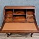 Commode bureau style Louis XV en noyer massif circa 1880