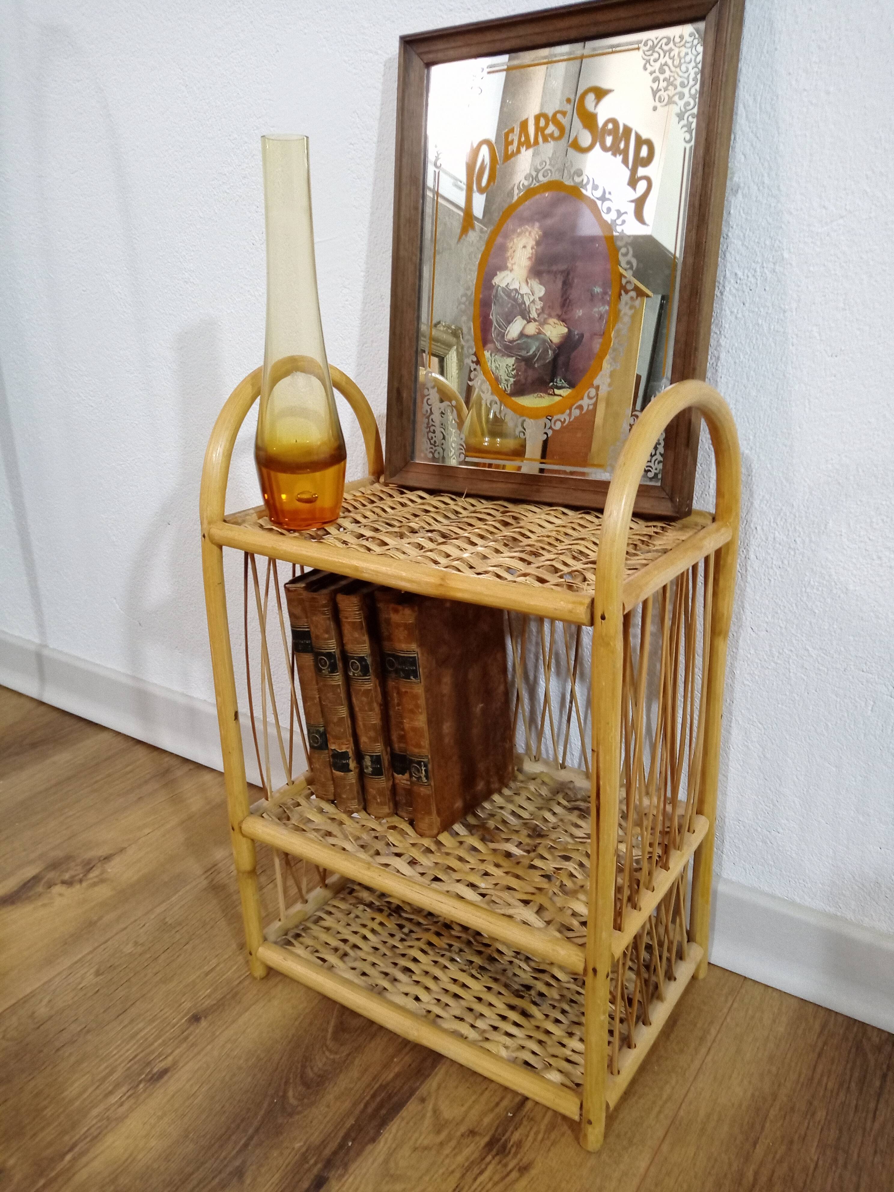 Vintage rattan horse