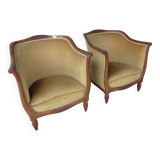2 fauteuils crapauds  1930
