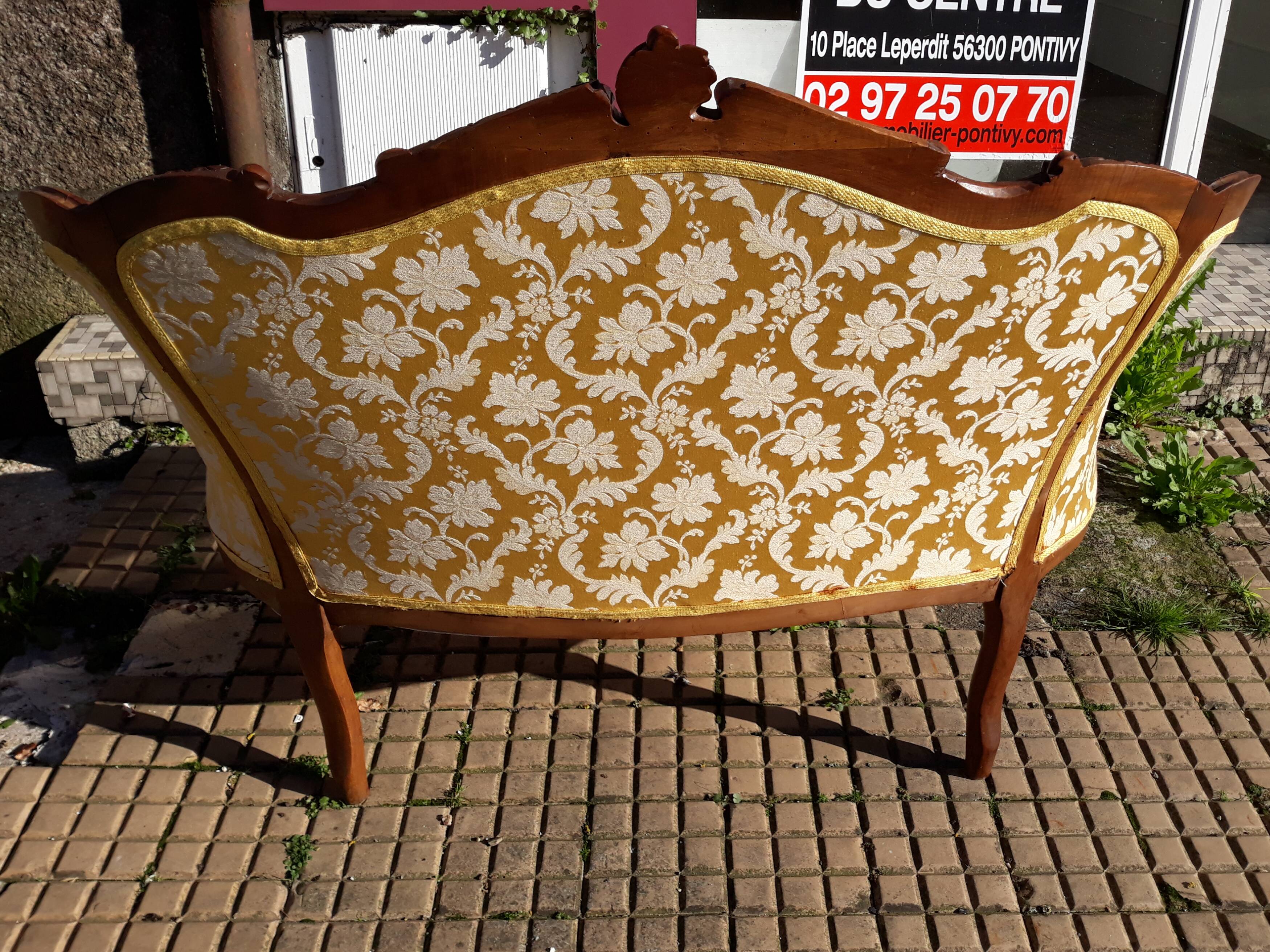 Banquette de style Louis XV