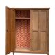 Armoire parisienne art déco 1930 penderie démontable bois brut