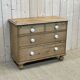 English dresser XIXth fir with its white porcelain buttons
