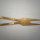 Waterman Gold Cheese Knife and Fork