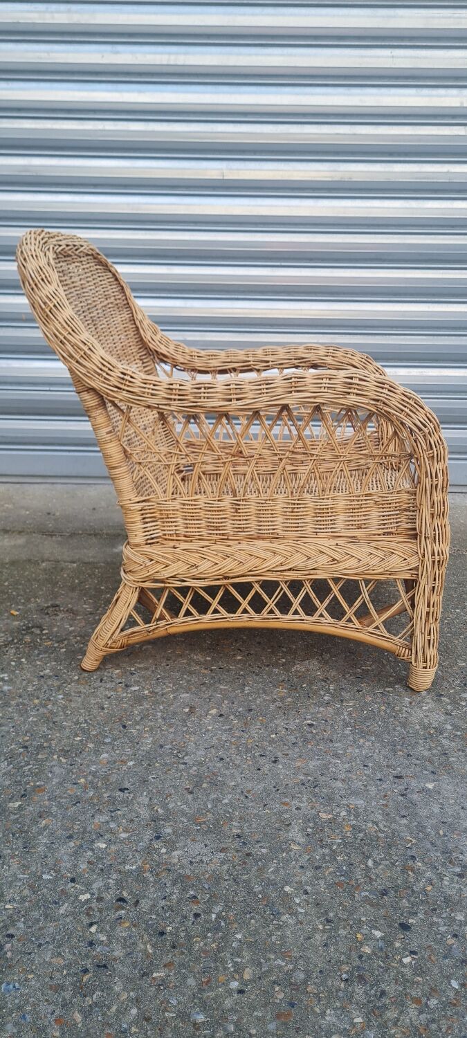 Wicker armchair 1960
