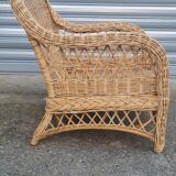 Wicker armchair 1960